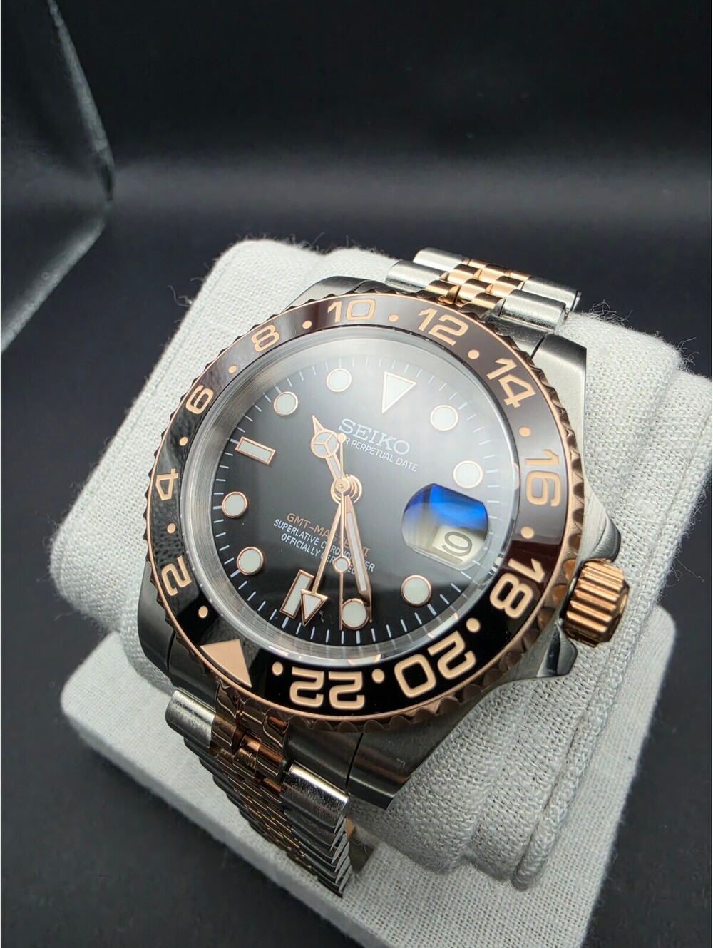Seiko Root Beer GMT Mod